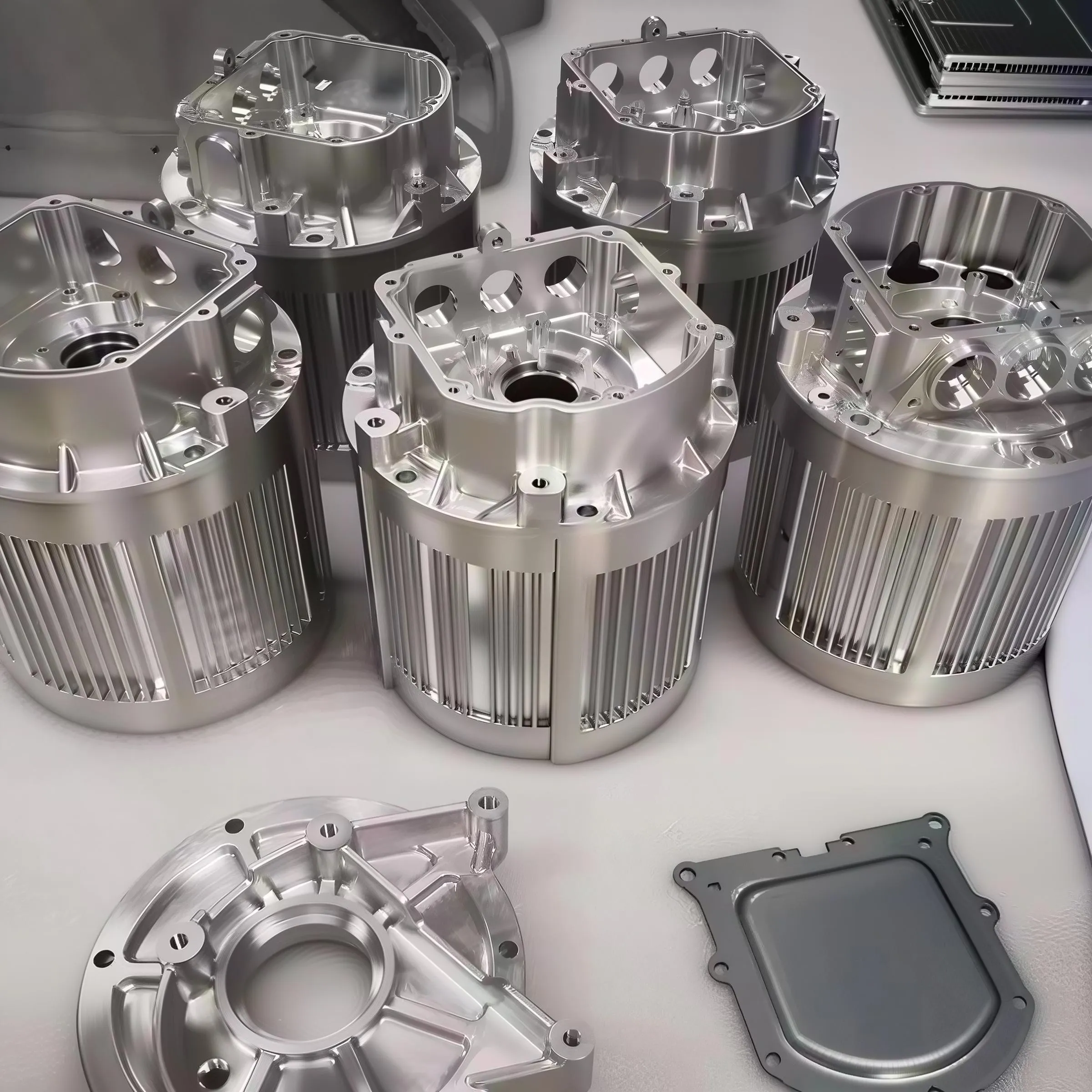 composants de moteur pour fraisage CNC