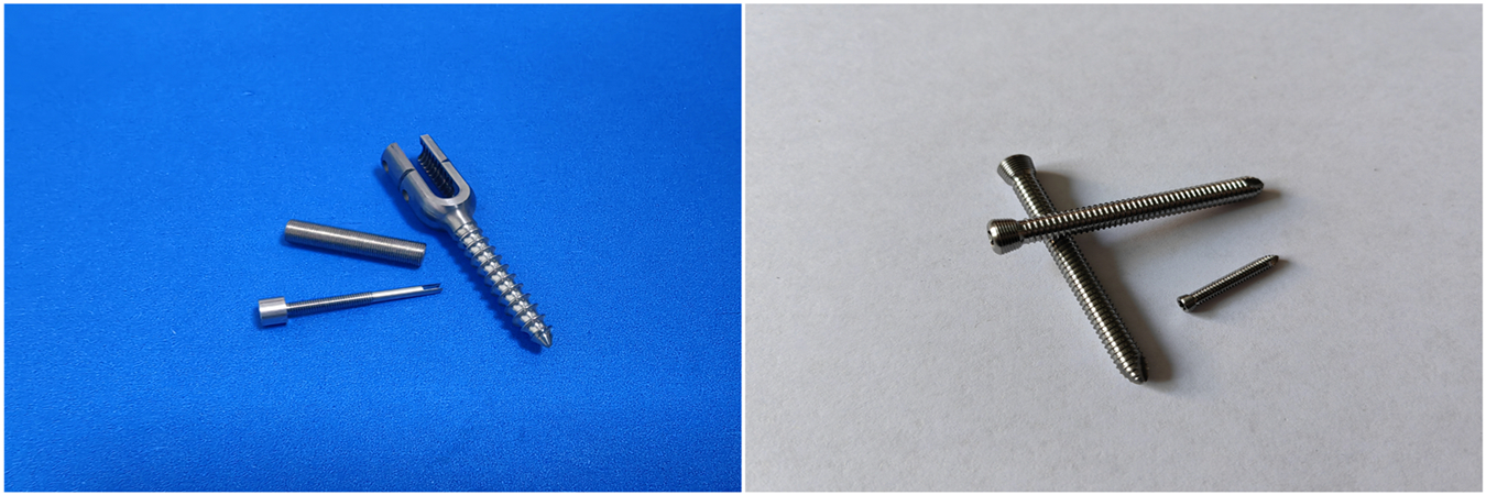 Vis en titane sur mesure fabriquées par usinage CNC de précision Vis à métaux en titane sur mesure pour applications d'usinage CNC de précision