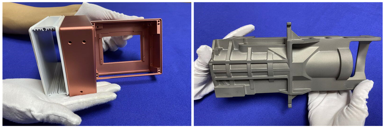 Boîtiers de dispositifs électroniques usinés CNC de précision pour applications industrielles Usinage CNC de boîtiers de dispositifs électroniques pour pièces de logement métalliques de précision