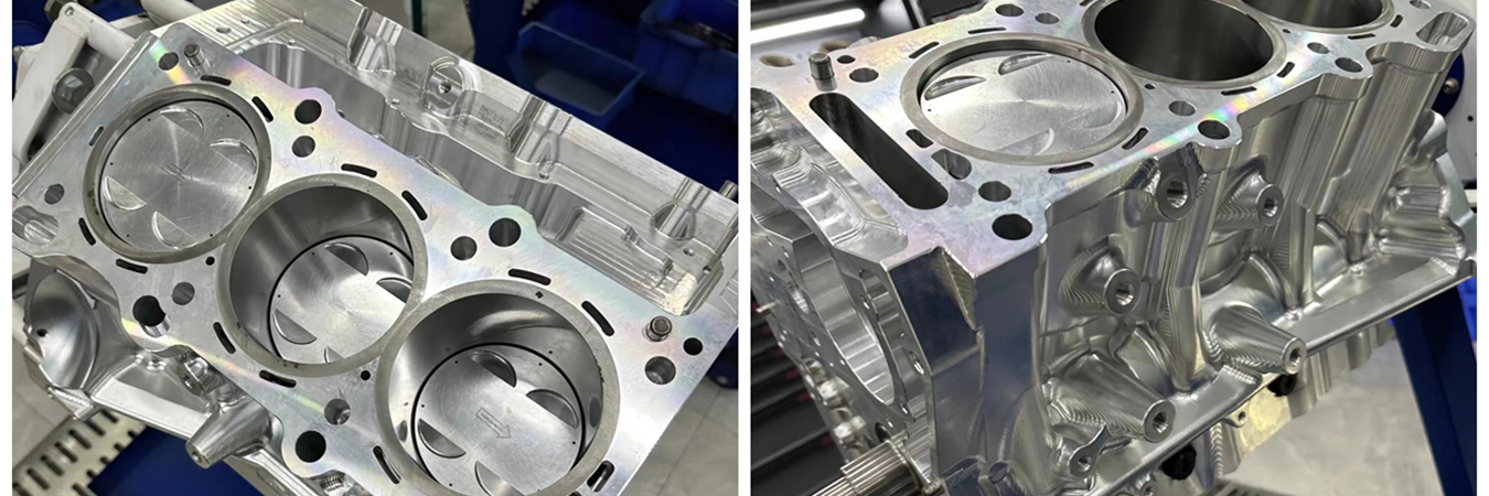 Usinage CNC 5 axes pour bloc moteur et composants complexes Usinage 5 axes d'un bloc moteur avec un procédé de fraisage CNC de précision