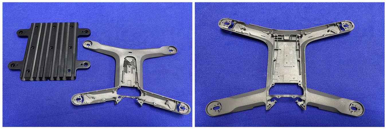 Pièces de drone usinées CNC pour l'aérospatiale et l'électronique Pièces de drone usinées CNC de précision pour applications aérospatiales et électroniques