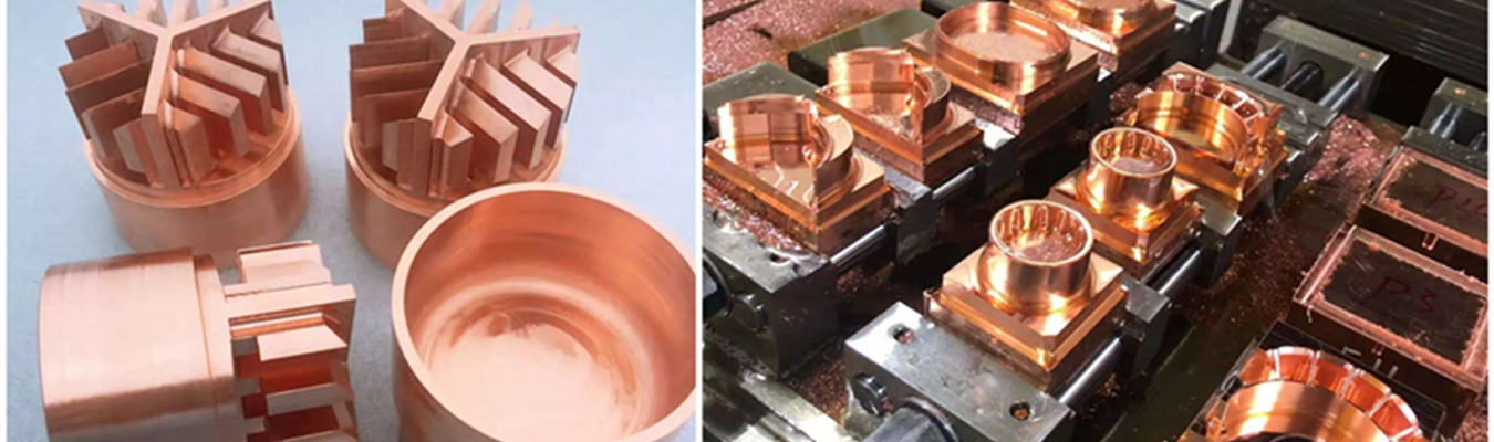 Usinage CNC de pièces en cuivre Usinage CNC de haute précision de pièces en cuivre pour applications électriques et thermiques