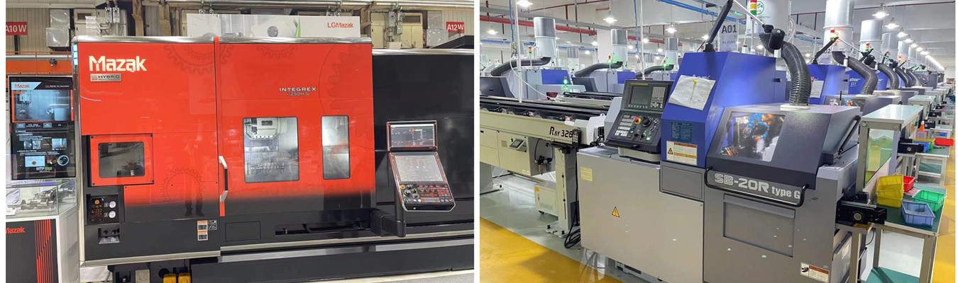 Atelier moderne de tournage CNC en Chine Atelier moderne de tournage CNC : usinage de précision de composants métalliques sur tour CNC avec contrôle de tolérance serré